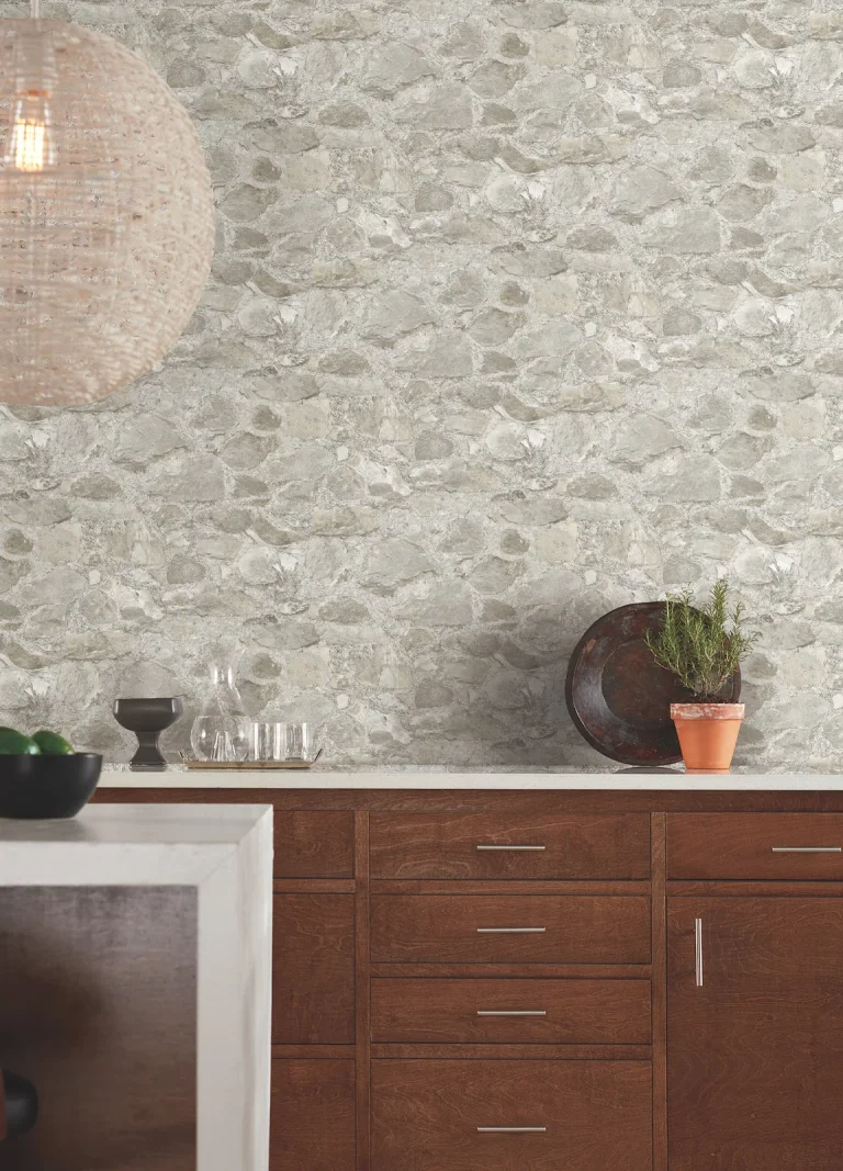 Field Stone Wallpaper - Taupe — Image 2