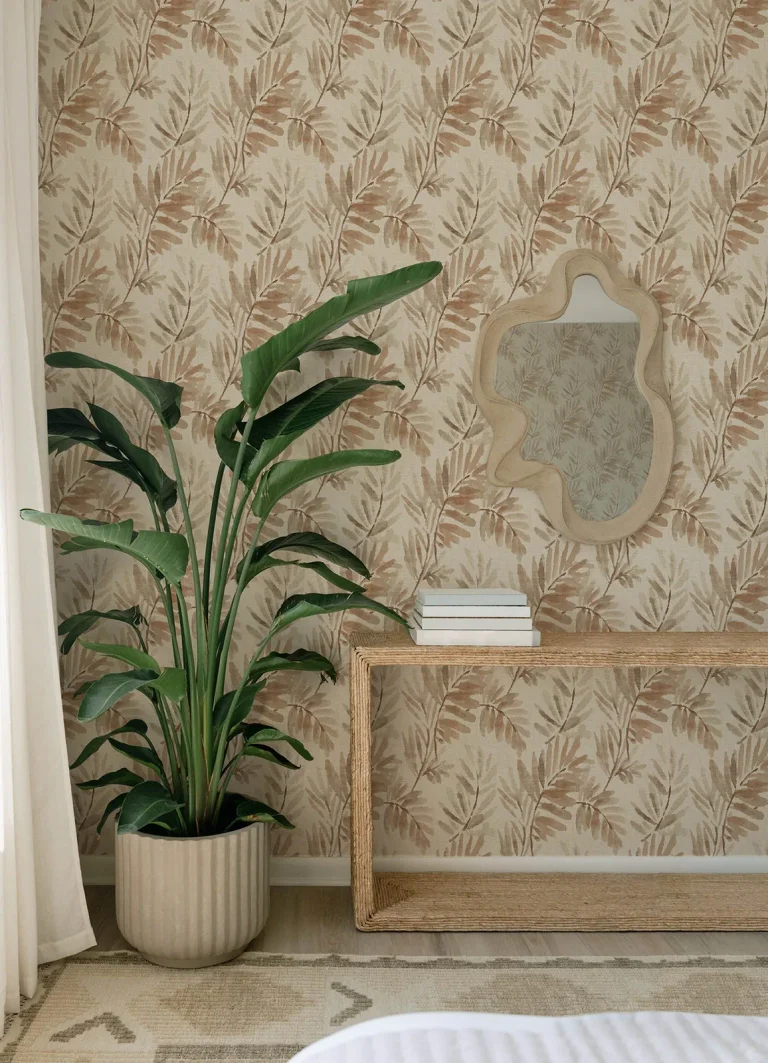 Serenade Ferns Wallpaper - Blush — Ảnh 2