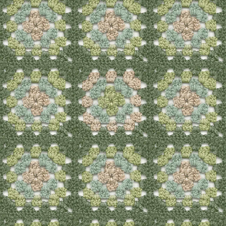 Chesapeake Maud Crochet Geometric Wallpaper - Green — Ảnh 2