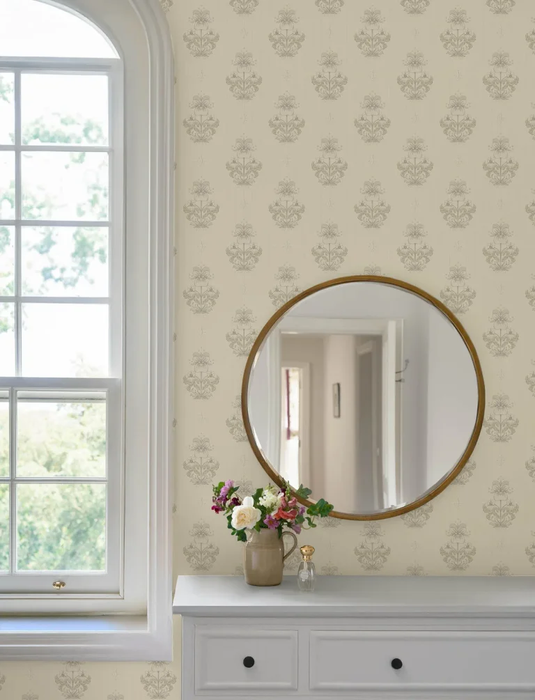 Gullvie Pansies Wallpaper - Cream — Ảnh 2