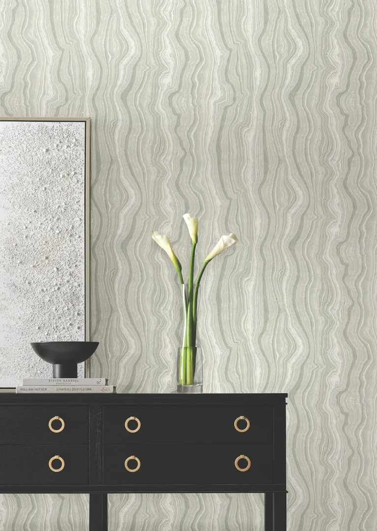 Candice Olson Mineral Shimmer Wallpaper - Gray & Pearl — Ảnh 5