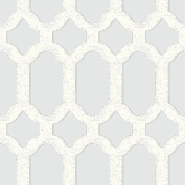 Chesapeake Chervil Trellis Wallpaper - Sky Blue — Ảnh 3
