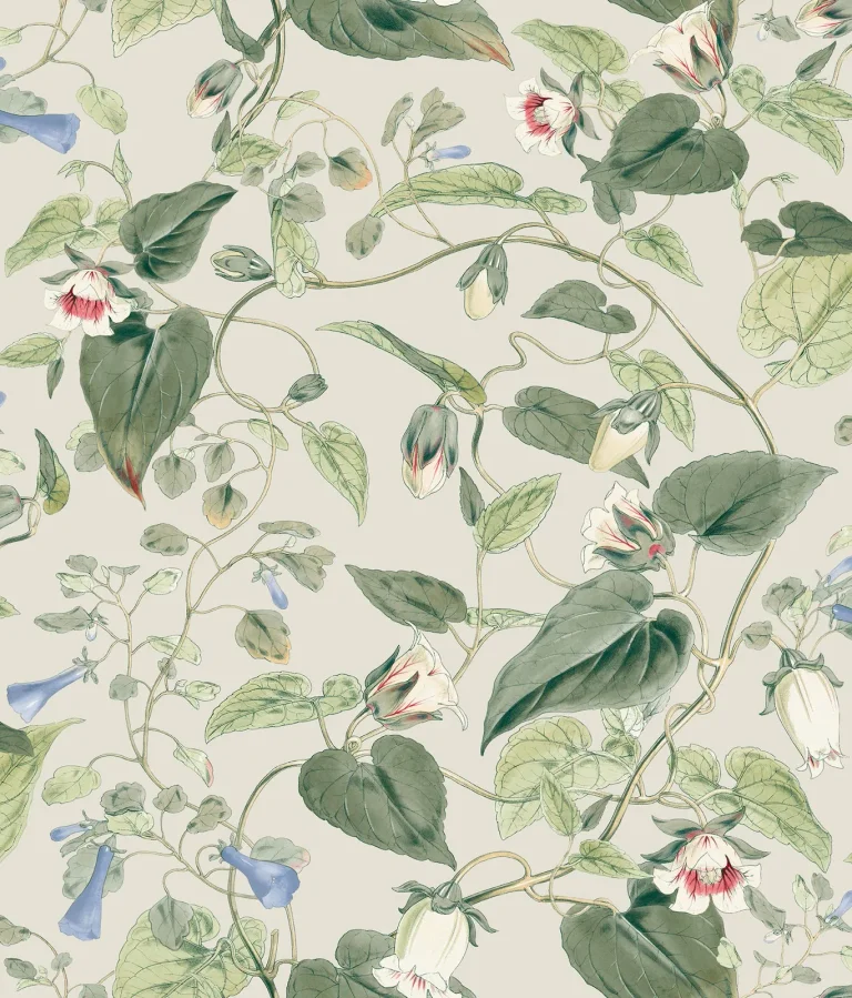 Moon Flower Wallpaper - Light Taupe — Image 3