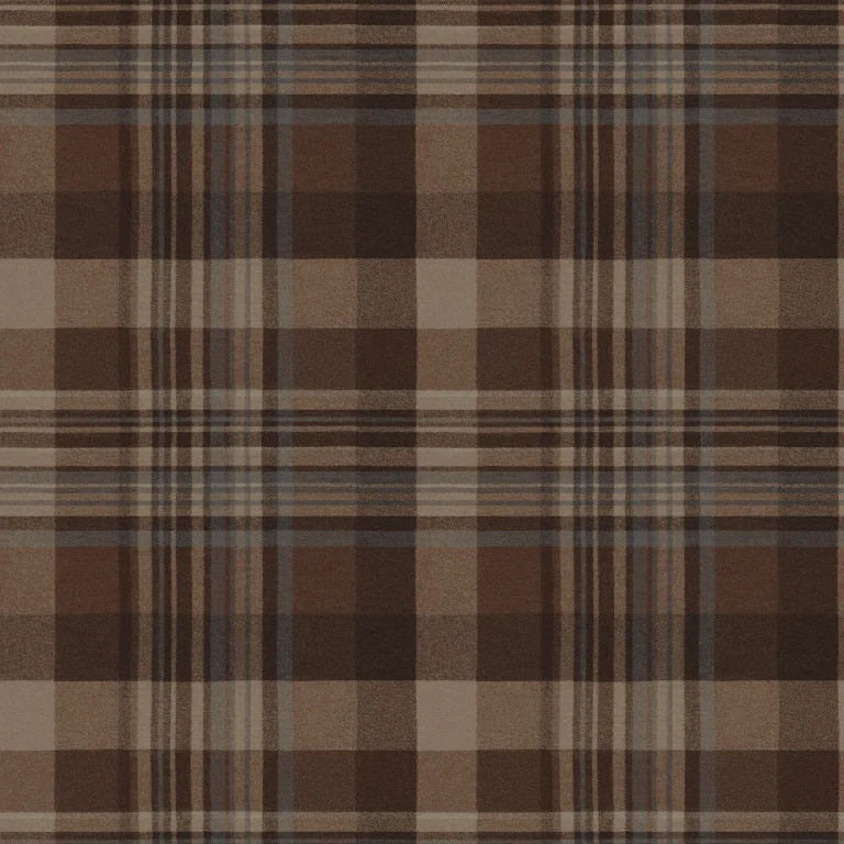 Chesapeake Dutton Plaid Wallpaper - Rust — Image 3