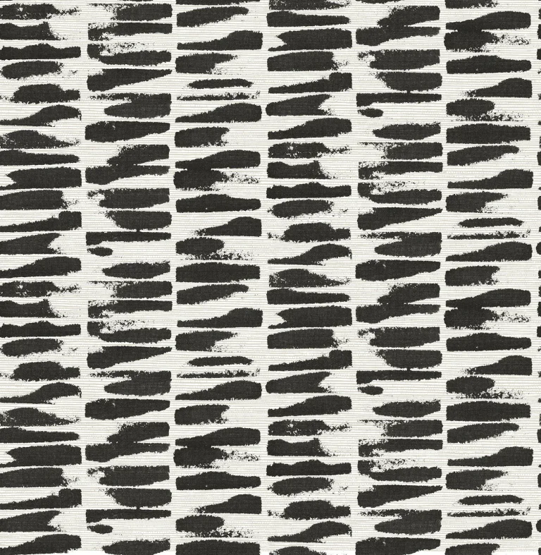 Myrtle Abstract Stripe Wallpaper - Black — Image 5