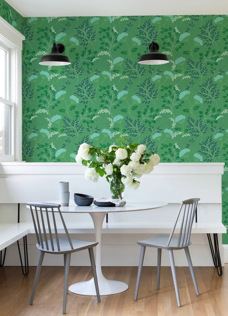Sorrel Botanical Wallpaper - Green — Ảnh 3