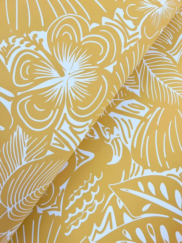 Idalia Floral Flamingo Wallpaper - Yellow — Ảnh 7