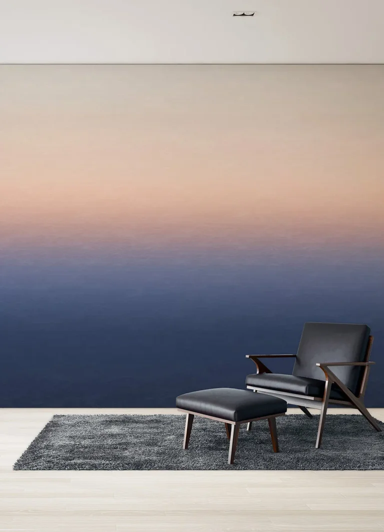 Sunrise Ombre Wall Mural - Orange — Image 3