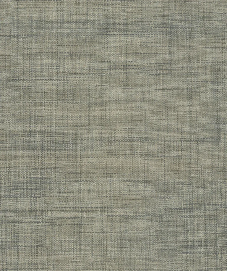 Cheng Woven Grasscloth Wallpaper - Light Grey — Image 3