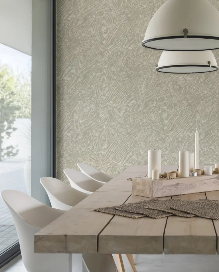 Modern Wood Wallpaper - Taupe — Ảnh 4