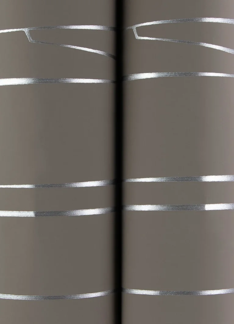 Huntington Geometric Stripe Wallpaper - Chocolate — Image 5