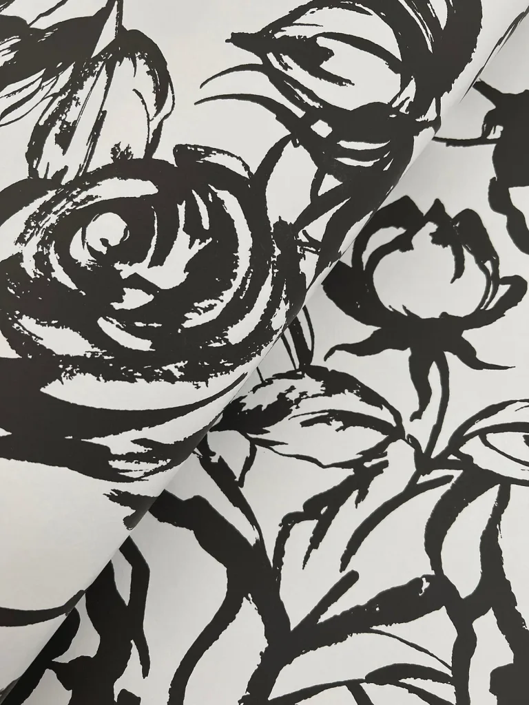 Nelda Rose Wallpaper - Black — Ảnh 2