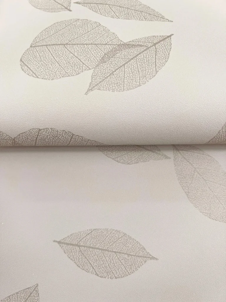 Myles Leaves Wallpaper - Sterling — Ảnh 4