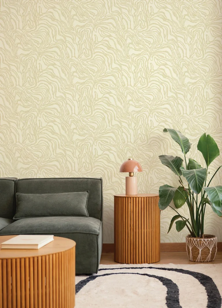 Massar Modern Marbled Wallpaper - Gold — Ảnh 4