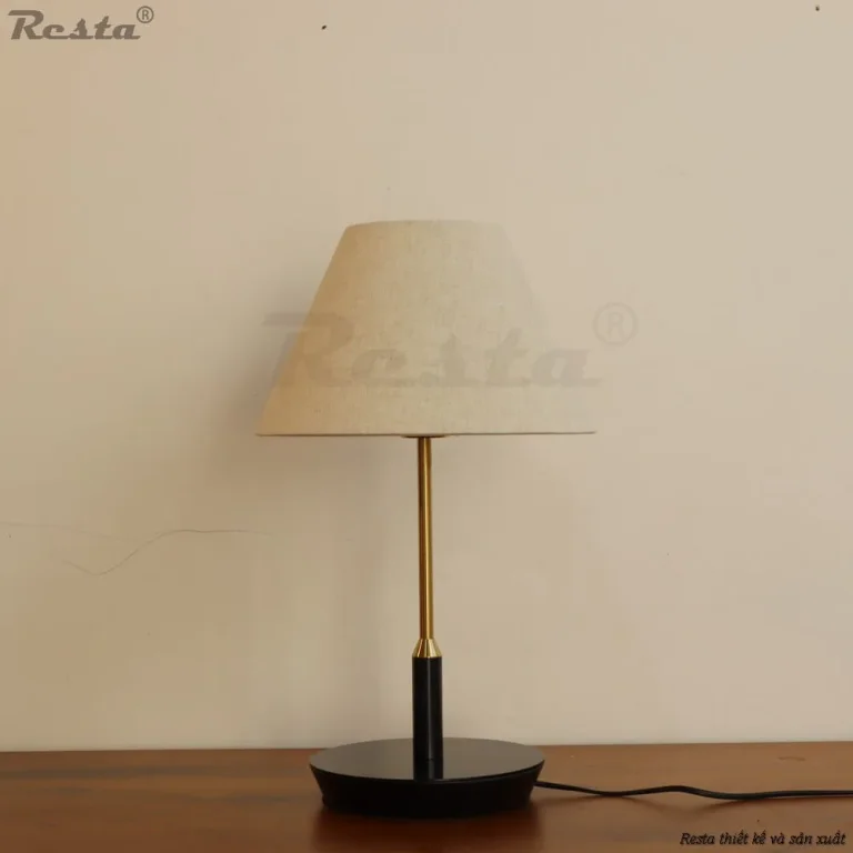 Đèn bàn Resta 23 - Màu đỏ - Màu gold — Ảnh 8