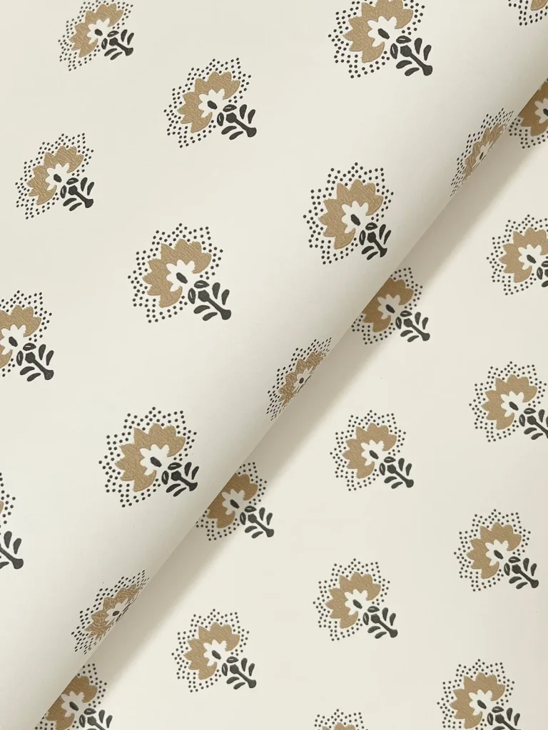 Chesapeake Hilda Floral Medallion Wallpaper - Butter — Image 2