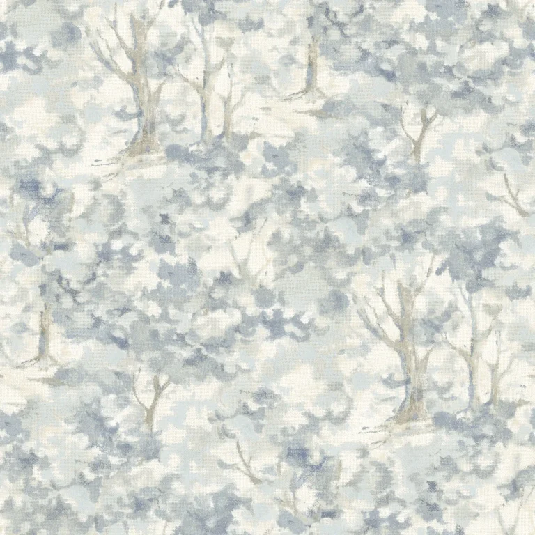 Chesapeake Thicket Forest Wallpaper - Blue — Ảnh 5
