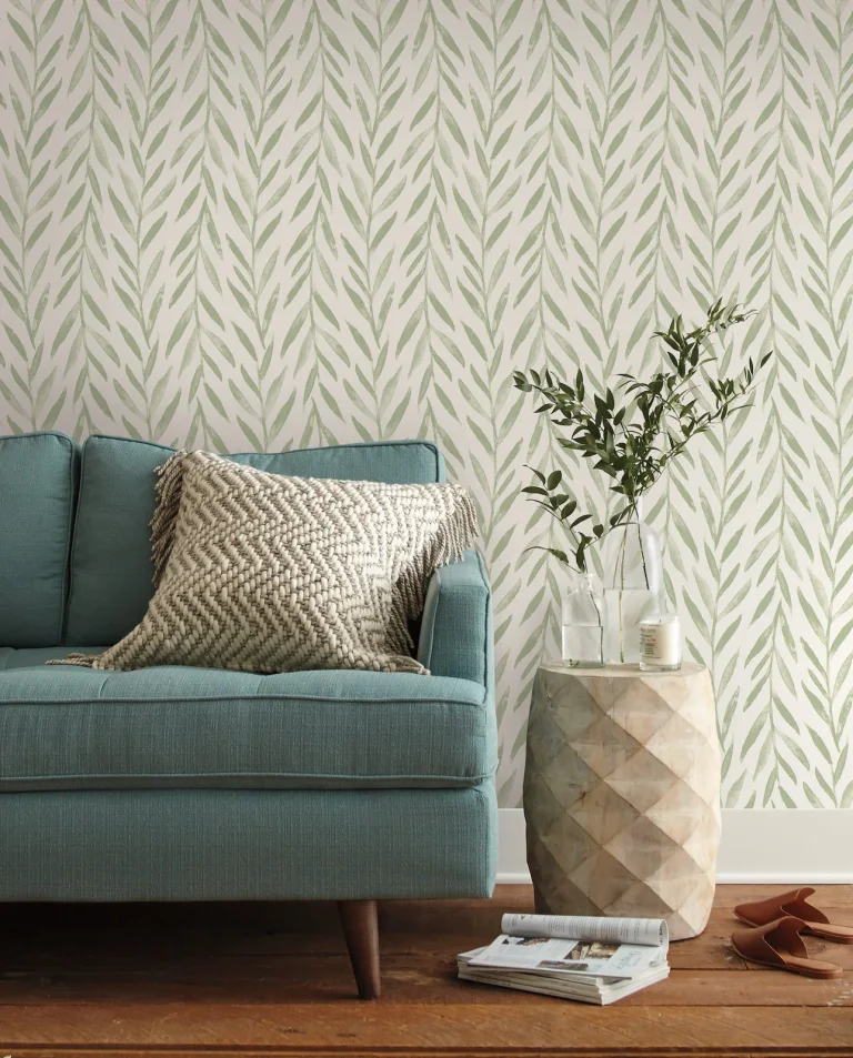 Magnolia Home Willow Peel and Stick Wallpaper - Light Green — Ảnh 5