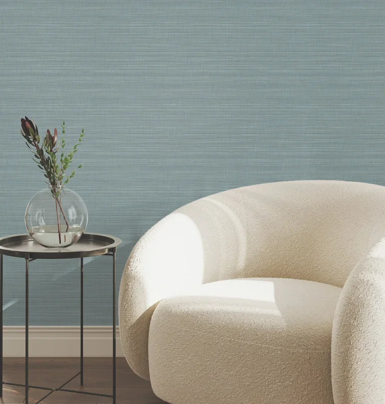 Down To Earth Striated Wallpaper - Aquamarine — Image 8