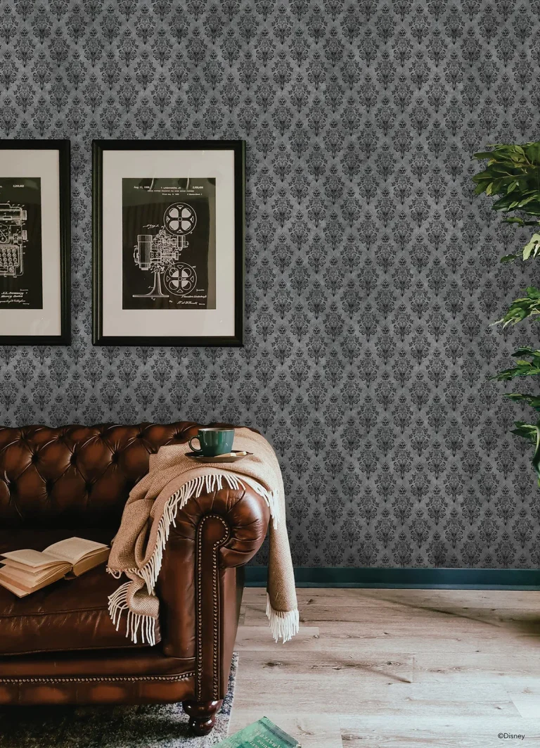 Disney Haunted Mansion Peel and Stick Wallpaper - Grey — Image 7