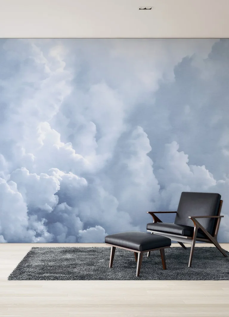 In the Clouds Wall Mural - Sky Blue — Ảnh 4