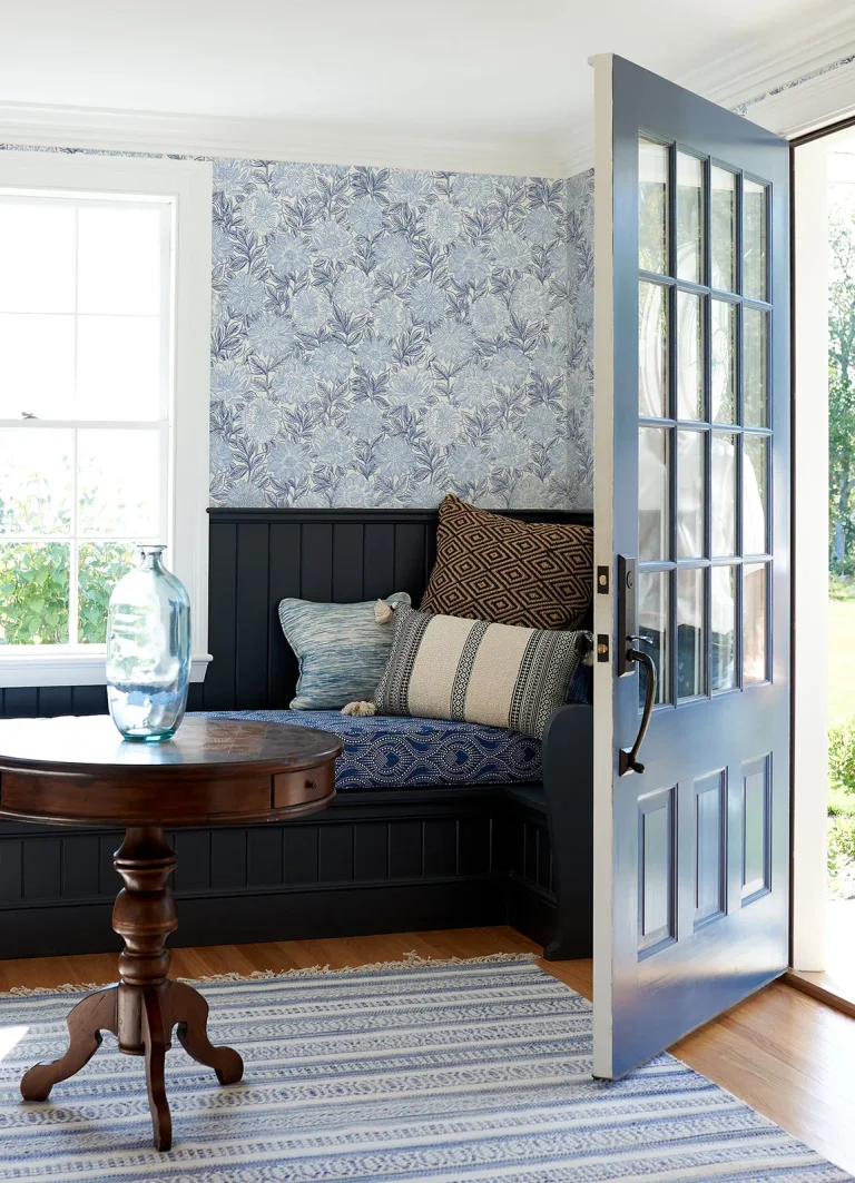 Chesapeake Faustin Floral Wallpaper - Navy — Ảnh 4