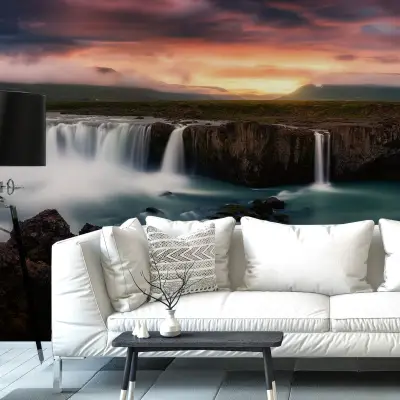 Silky Waterfalls - Wall Mural 5103 - 8 Panel - 384cm x 260cm