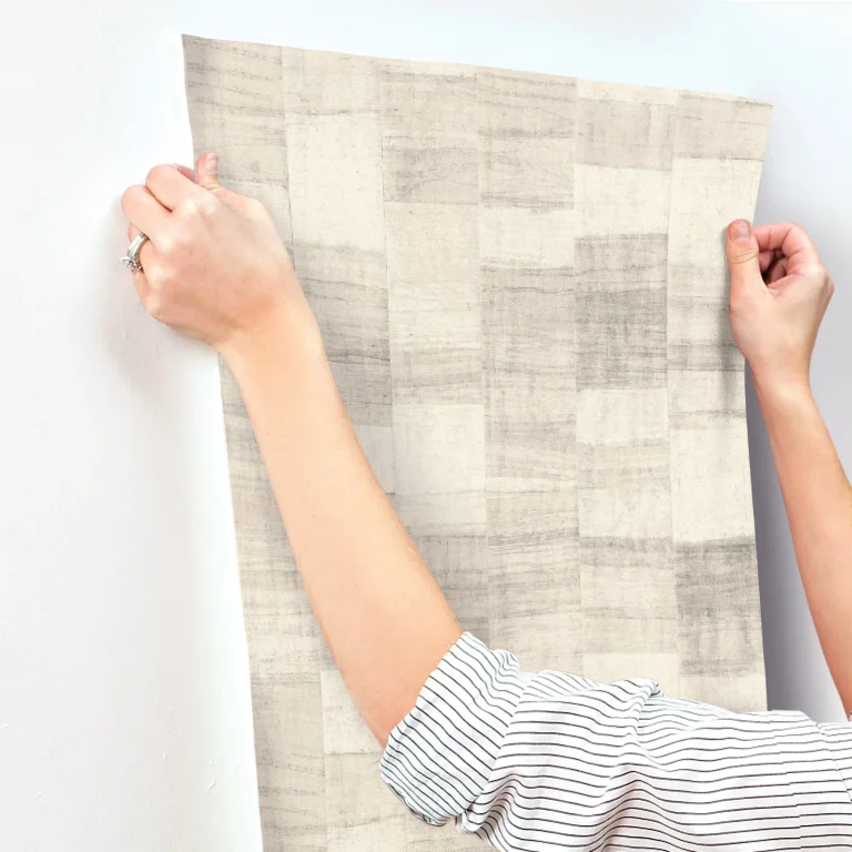 Ivo Block Stripe Wallpaper - Grey — Image 4