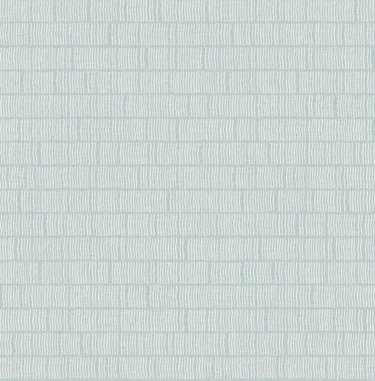 Collis Squiggle Stripe Wallpaper - Sky Blue — Image 4