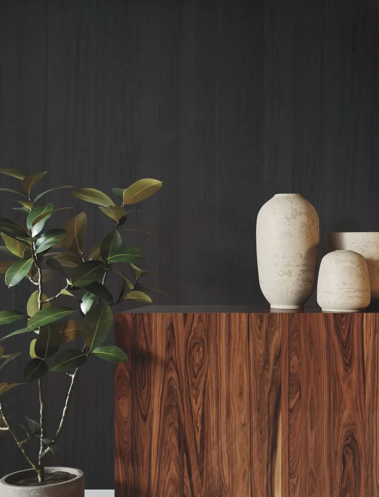 Ronald Redding Wood Veneer Wallpaper - Lead — Ảnh 2