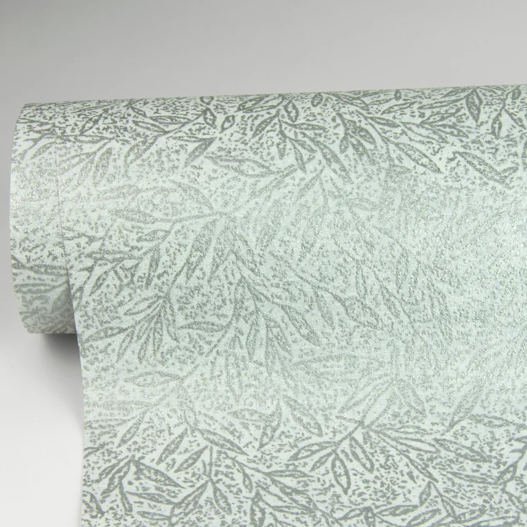 Sayuri Leaf Trail Wallpaper - Silver — Ảnh 3