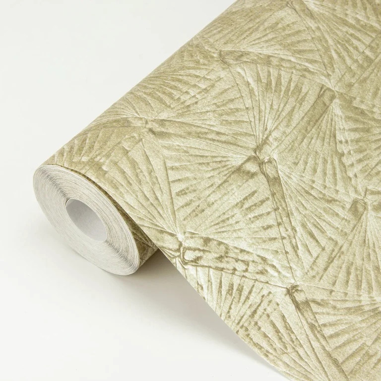 Wright Textured Triangle Wallpaper - Gold — Image 5