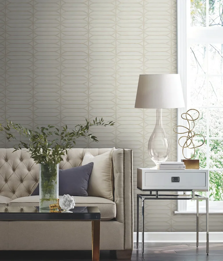 Candice Olson Pavilion Peel and Stick Wallpaper - Taupe — Ảnh 5