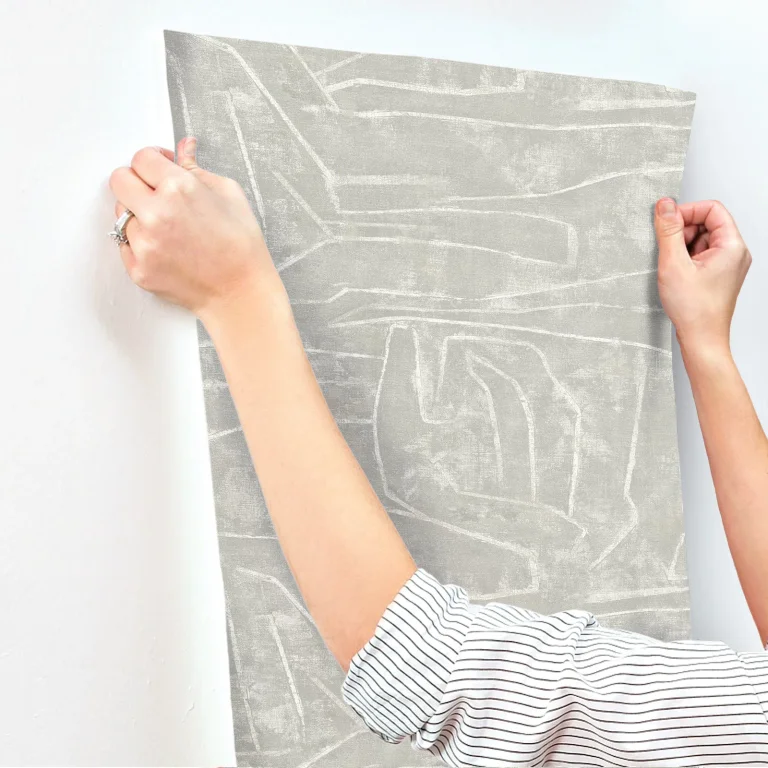 Urban Chalk Peel and Stick Wallpaper - Grey — Ảnh 8