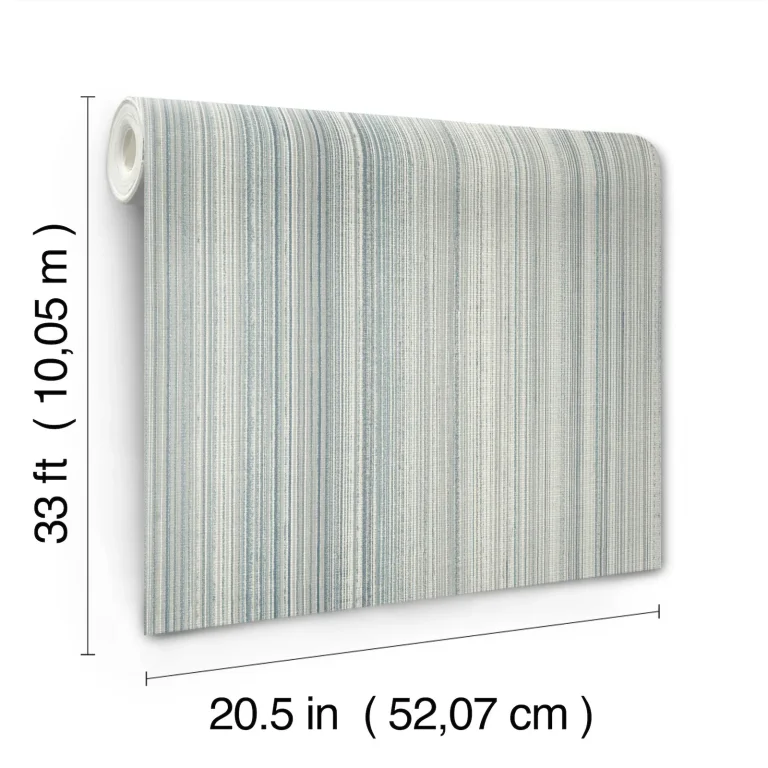 Elan Ombre Stripe Wallpaper - Blue — Ảnh 4