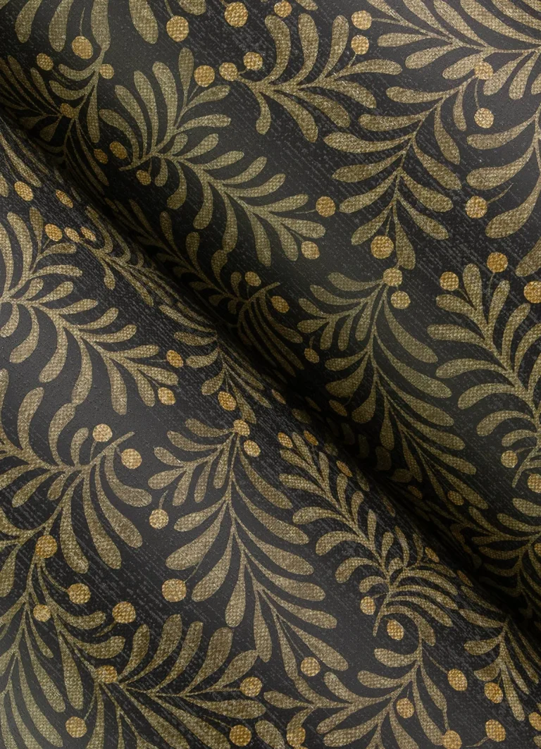 Chesapeake Chrysantha Berry Branches Wallpaper - Black — Ảnh 5