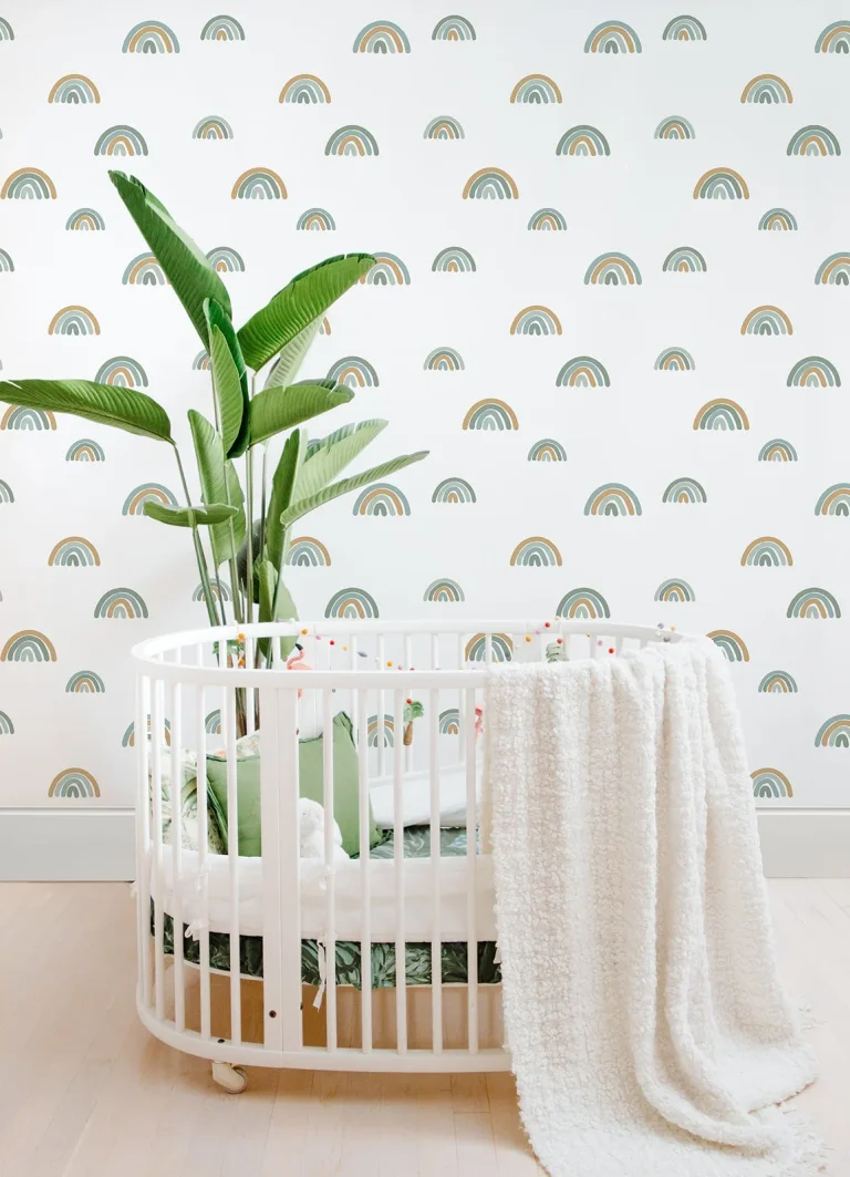 Chesapeake Joss Rainbow Wallpaper - Teal — Ảnh 3