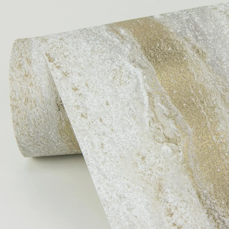 Delesse Marbled Wallpaper - Gold — Ảnh 4