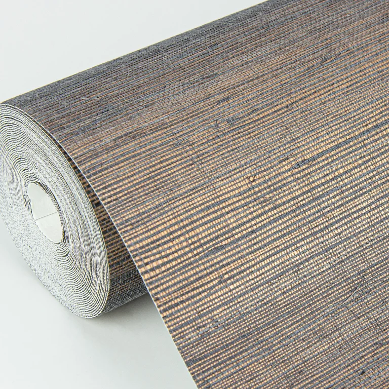 Caihon Sisal Grasscloth Wallpaper - Slate