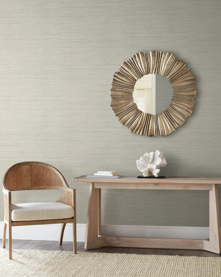 Tasar Silk Wallpaper - Crystal Shore — Ảnh 3
