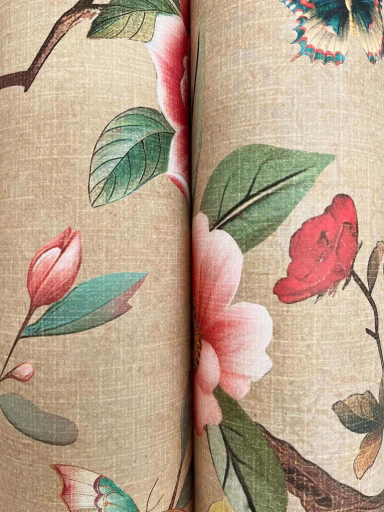 Ronald Redding Kimora's Garden Wallpaper - Linen — Ảnh 3