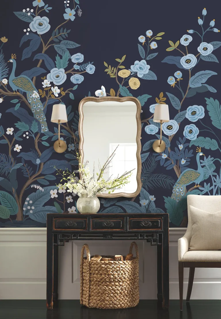RIFLE PAPER CO. SECOND EDITION PEACOCK MURAL RP7396M — Image 2
