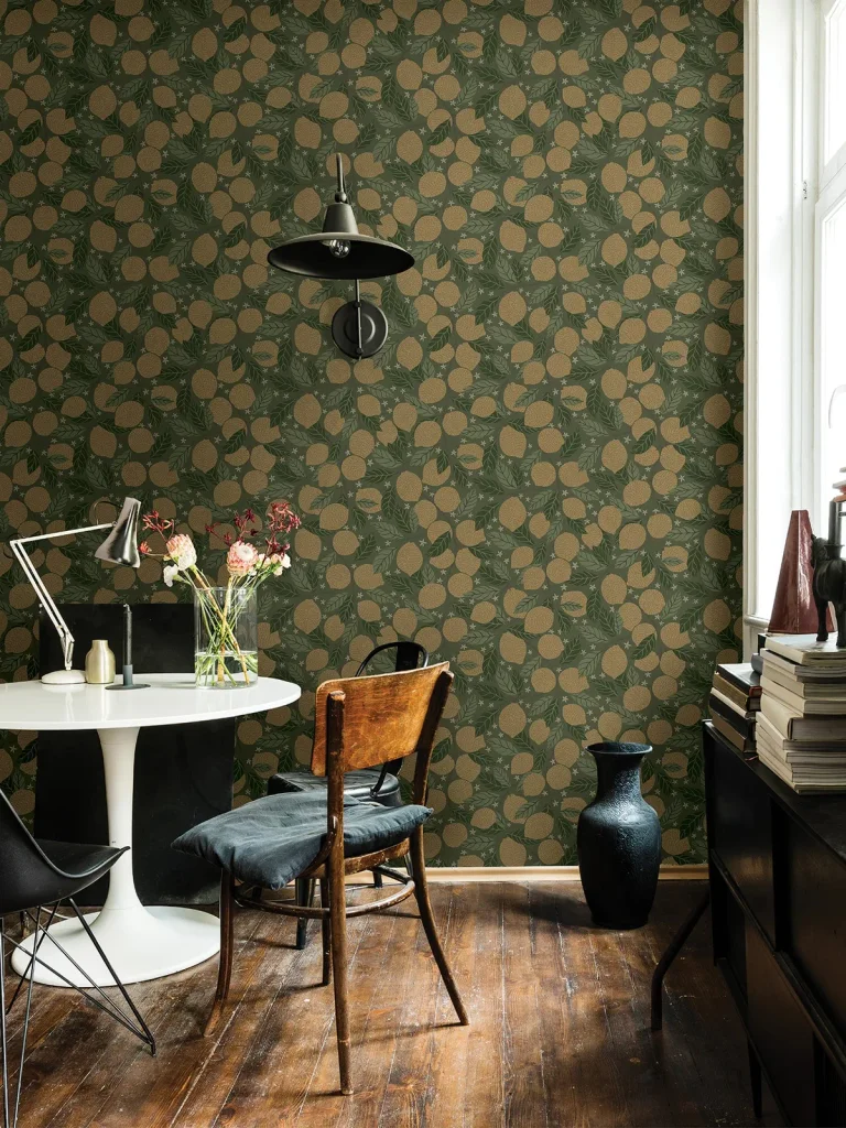Lemona Fruit Tree Wallpaper - Green — Ảnh 2
