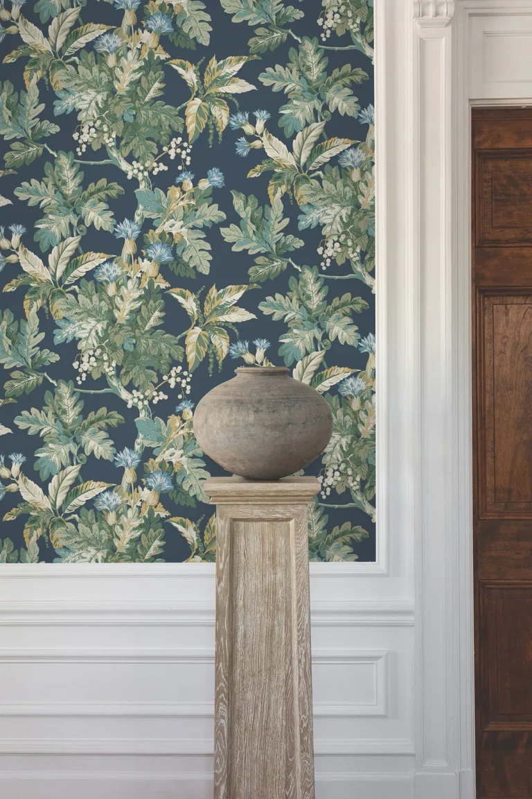 Ronald Redding Briarwood Wallpaper - Navy — Ảnh 6