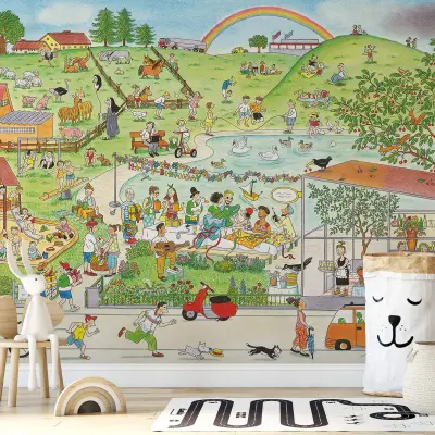 Summer Day - Wall Mural 5526 - 8 Panel - 384cm x 260cm