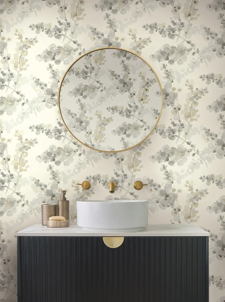 Candice Olson Blossom Fling Wallpaper - Steel — Ảnh 3