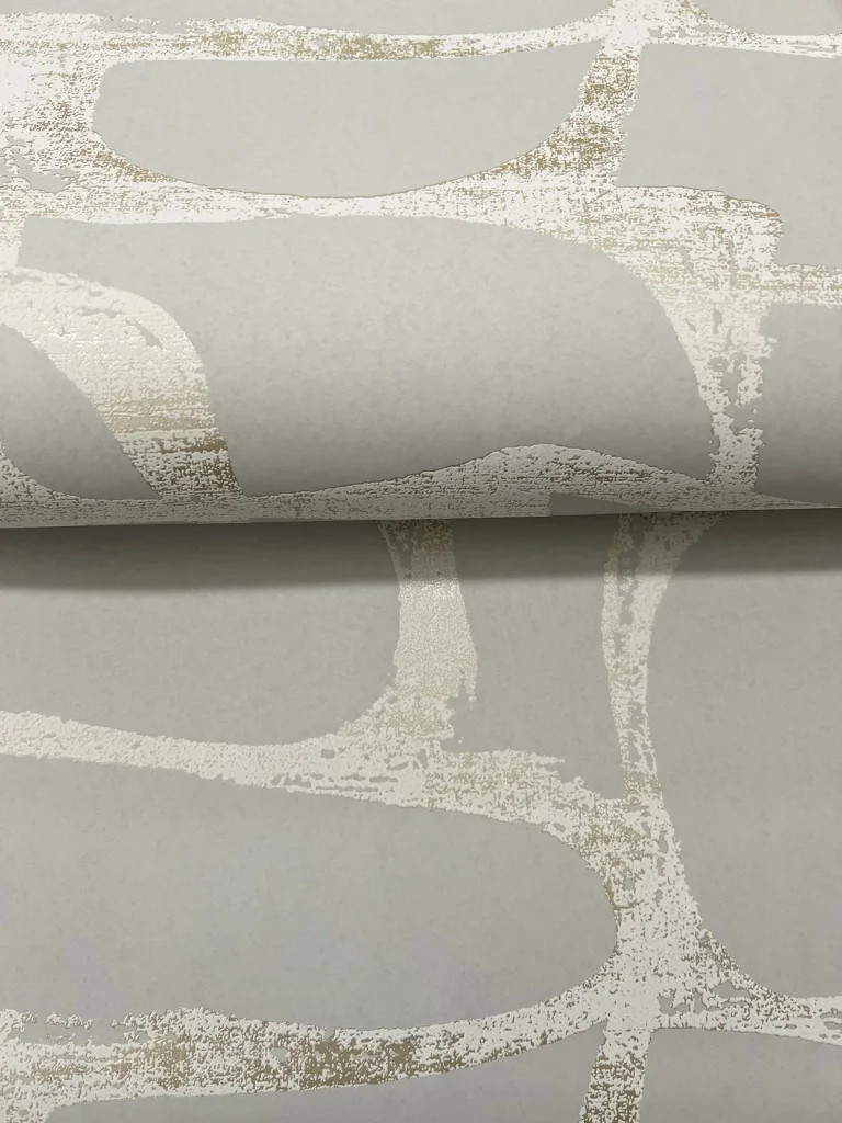 Candice Olson Craftsman Geometric Wallpaper - Taupe — Ảnh 8
