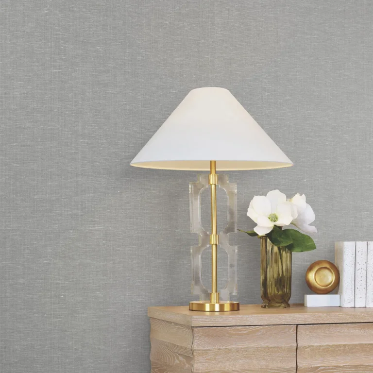 Hempfield Weave Loomed Wallpaper - Charcoal — Ảnh 4