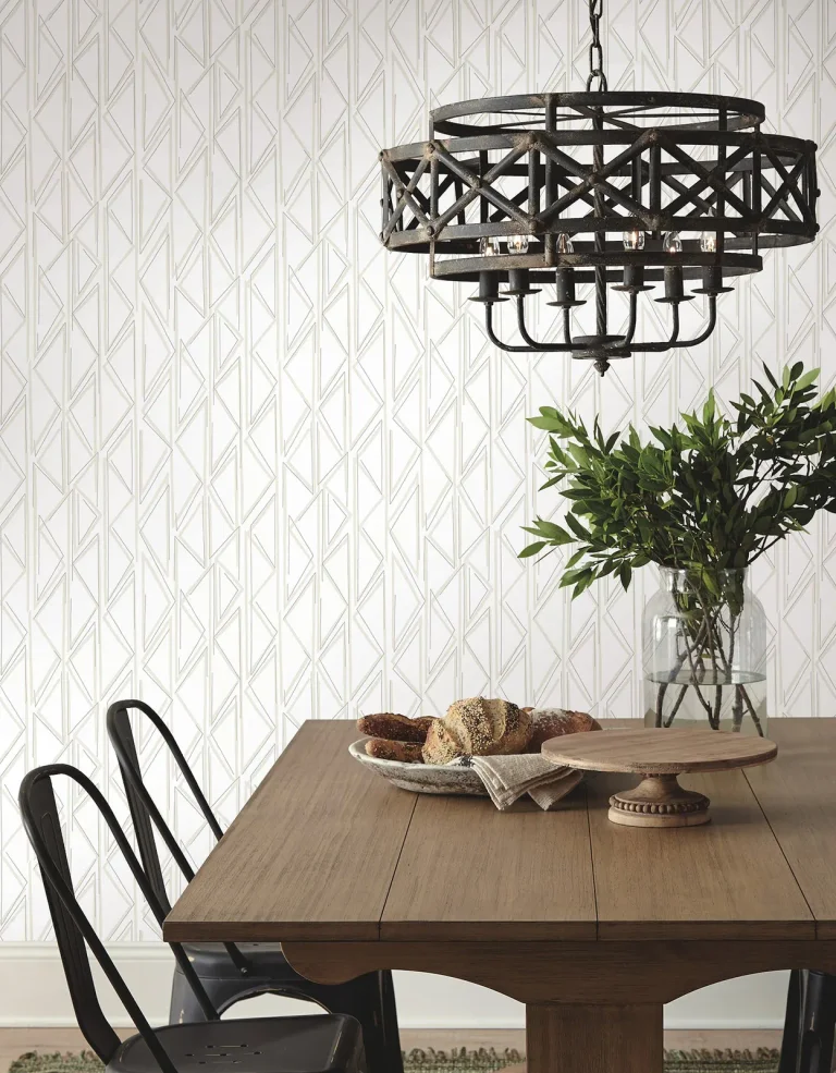 Magnolia Home Sideways Sketch Wallpaper - Beige — Ảnh 2