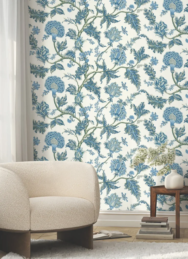 Ronald Redding Monroe Wallpaper - Blue — Image 3